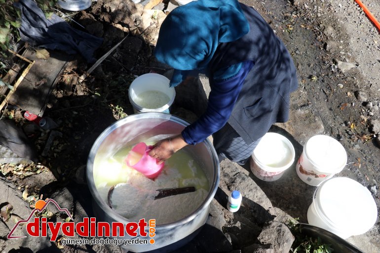 kış vazgeçilmezi - tel AĞRI sofralarının Kazanlar peynir yakıldı için 5