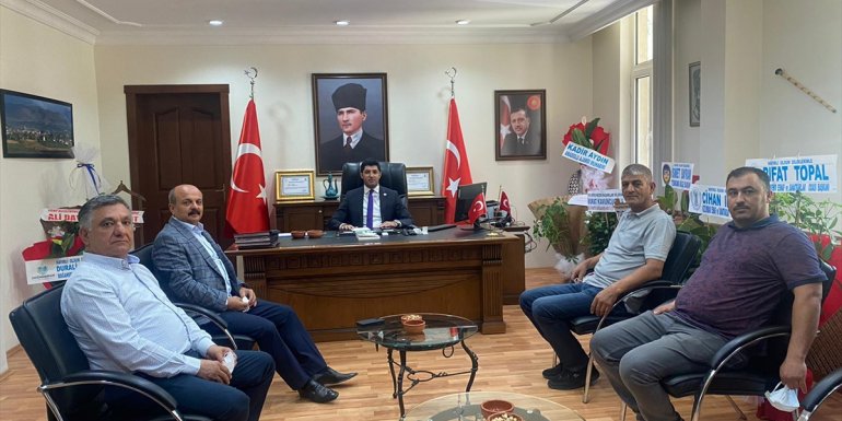 Doğanşehir Kaymakamı Mehmet Kılıç'a ziyaret