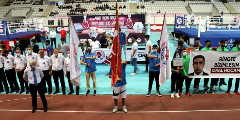 ELAZIĞ - Ahmet Uygur Genç Erkek ve Genç Kadınlar Türkiye Boks Şampiyonası başladı1