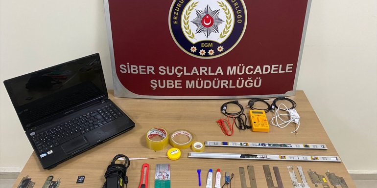 Erzurum'da ATM dolandırıcılığı iddiasıyla iki zanlı tutuklandı