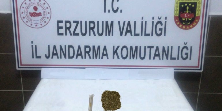 Erzurum'da düzenlenen uyuşturucu operasyonunda 3 şüpheli yakalandı
