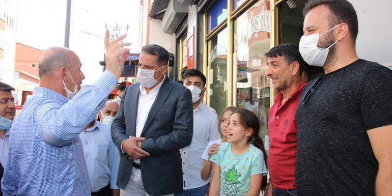 HAKKARİ - İçişleri Bakanı Süleyman Soylu, ziyaretlerde bulundu1