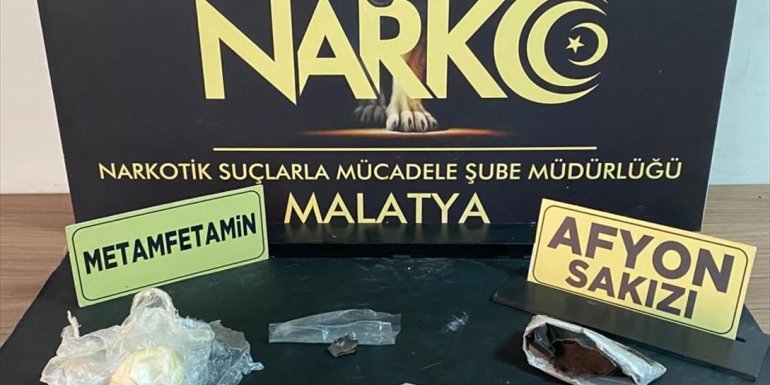 Malatya'da uyuşturucu operasyonunda yakalanan 3 zanlı tutuklandı