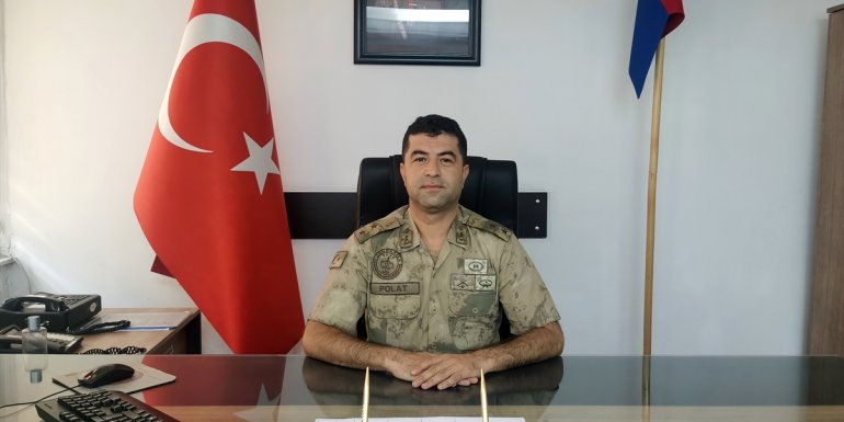 Üzümlü İlçe Jandarma Komutanı Mustafa Polat görevine başladı