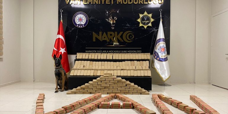 Van'da 217 kilo 500 gram eroin ele geçirildi