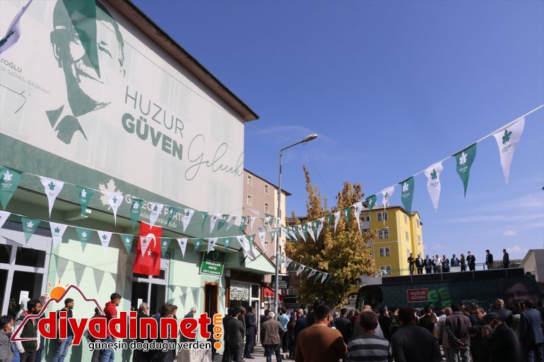 il Genel Başkanı açtı partisinin başkanlığını - AĞRI Davutoğlu, Partisi Gelecek 2