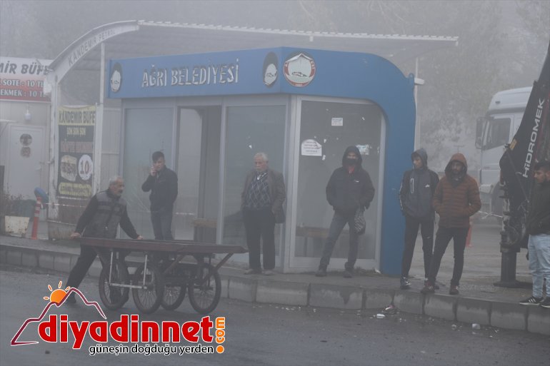 etkili AĞRI Sis oldu - 2