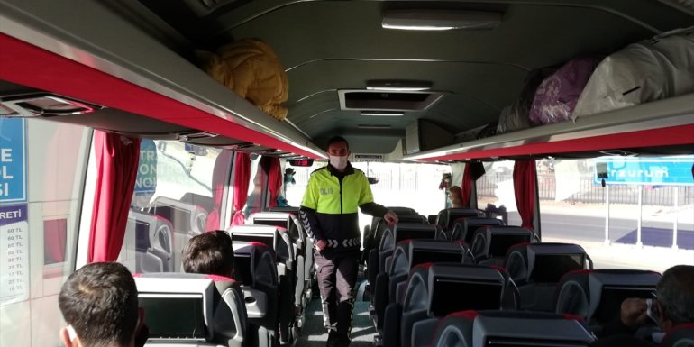 Bingöl'de şehirler arası yolcu otobüslerine denetim