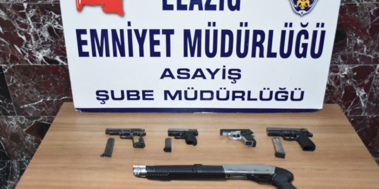 Elazığ'da asayiş uygulamalarında yakalanan 9 kişi tutuklandı