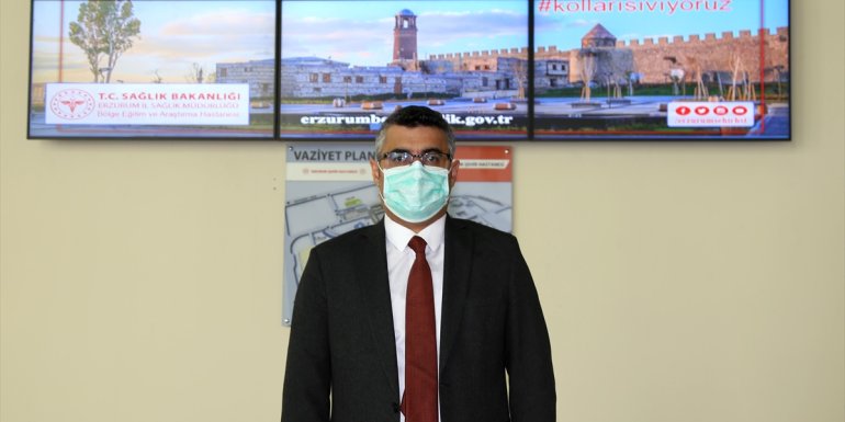 Erzurum'da yoğun bakımda yatan Kovid-19 hastalarının yüzde 95'e yakını aşısız
