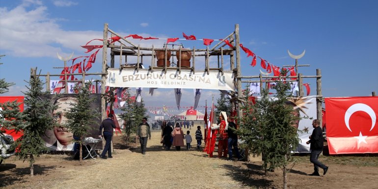 Erzurumlular ata geleneklerini kültür ve spor etkinlikleriyle yeniden yaşadı