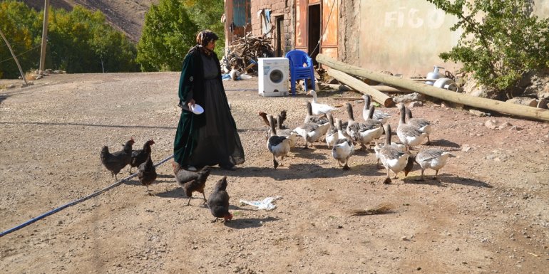 Hakkari'de iki doz aşı yaptıran 117 yaşındaki kadın Kovid-19'u hafif atlattı