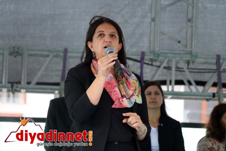 Başkanı HDP katıldı Genel Eş mitingine Ağrı partisinin Buldan, 2