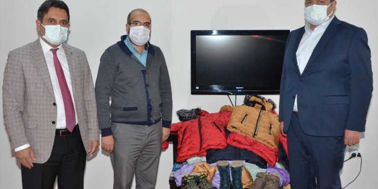 Kış aylarının sert geçtiği Erzurum'da ihtiyaç sahibi öğrenciler yardımlarla ısınacak