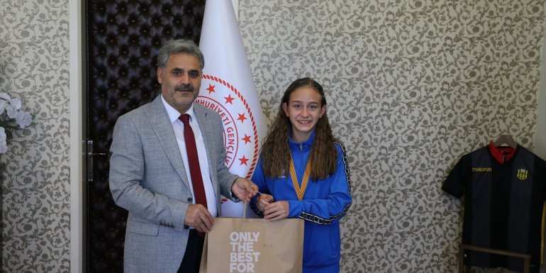 MALATYA - Avrupa şampiyonu pentatlet Elif Naz Aktaş