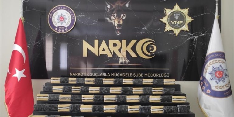 Van'da bir haftada 141 kilo 529 gram eroin ele geçirildi