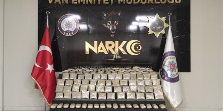 Van'da bir haftada 148 kilo 377 gram uyuşturucu ele geçirildi