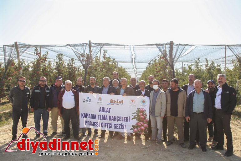 Niğde çiftçiler elma Ahlatlı bahçelerini ve gezdi Karaman