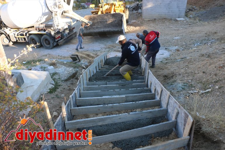 Belediyesi yeniledi Bitlis sokaklardaki merdivenleri dar 2