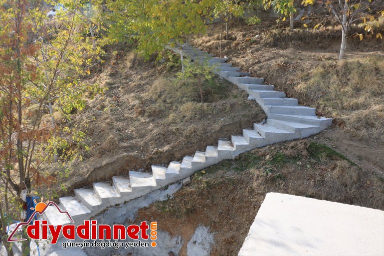 merdivenleri Belediyesi yeniledi dar Bitlis sokaklardaki 3