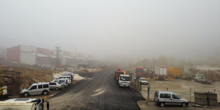 Doğanşehir'de yoğun sis