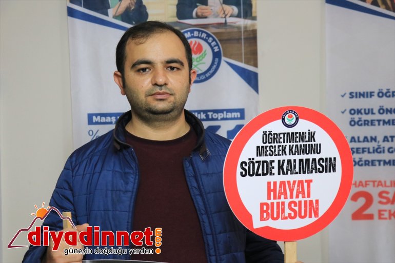Eğitim-Bir-Sen Kars Şubesi'nden "Öğretmenlik Meslek Kanunu" talebi