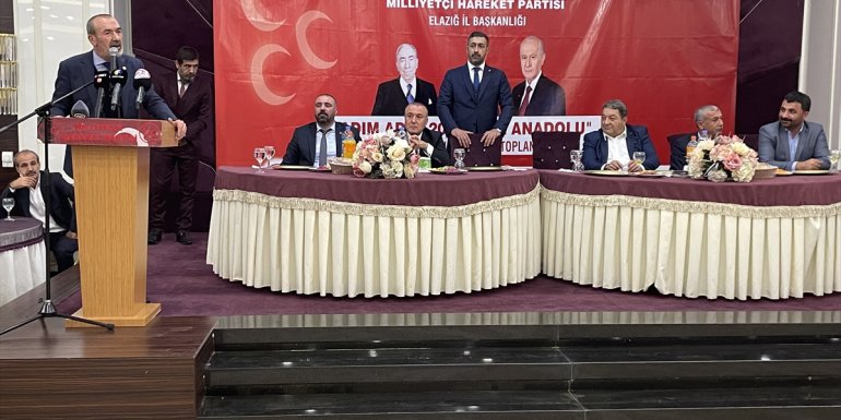 MHP Genel Başkan Yardımcısı Yıldırım Elazığ'da istişare toplantısına katıldı