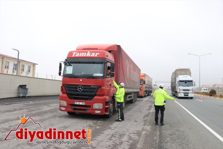 uyardı trafik Erzincan