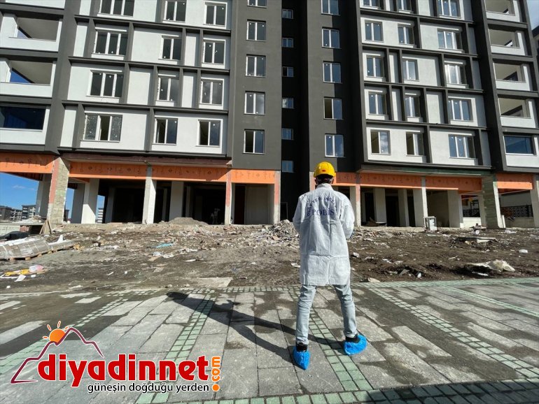 işçi katından düşen hayatını kaybetti Erzurum