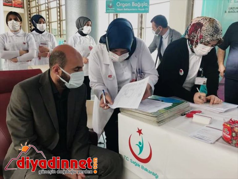 çalışanları Erzurum bağışçısı Hastanesi Şehir oldu organ 3