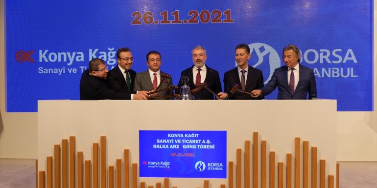 Borsa İstanbul'da gong Konya Kağıt AŞ için çaldı