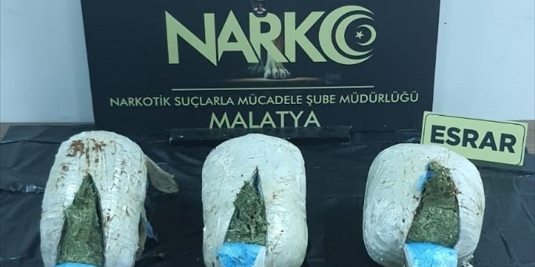 Malatya'da uyuşturucu operasyonunda 1 şüpheli gözaltına alındı