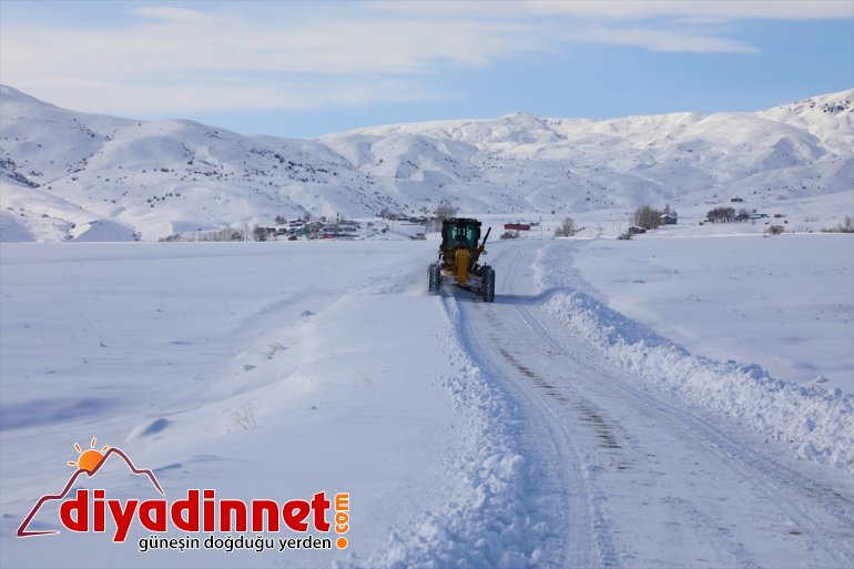 Erzurum, Ağrı ve Erzincan'da 681 yerleşim biriminin yolu kardan kapandı