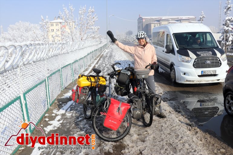 İsviçre'den yola çıkan bisikletli çift, Türkiye rotasını 2 ayda tamamladı