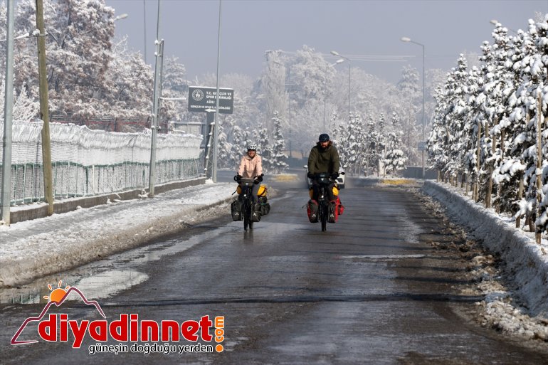 tamamladı bisikletli 2 rotasını - ayda Türkiye yola çıkan AĞRI çift, İsviçre