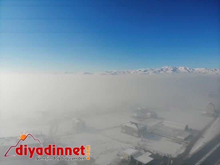 ile kaplanan drone sisle ve AĞRI Ağrı - Kar görüntülendi 3