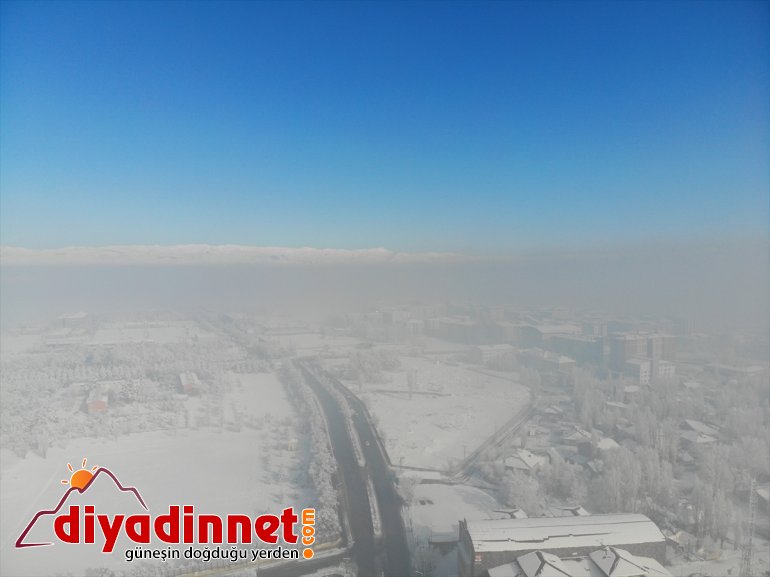 drone Ağrı kaplanan ve sisle Kar görüntülendi - ile AĞRI 5