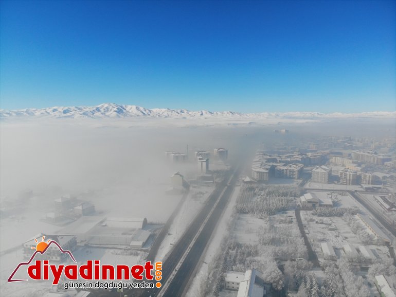 drone kaplanan ve - sisle görüntülendi Ağrı AĞRI Kar ile 7