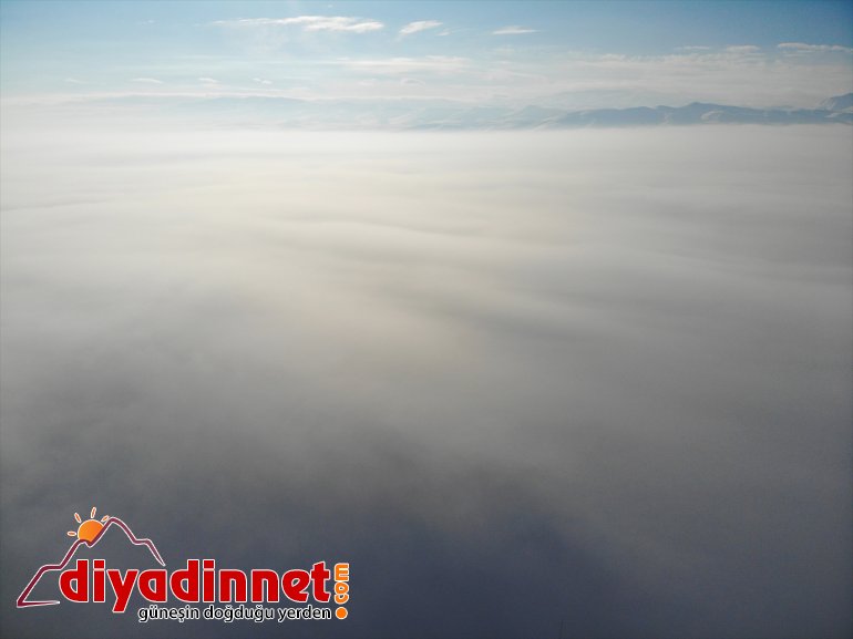 Kışın ile kaplayan kar ve geçtiği - AĞRI çetin drone Ağrı