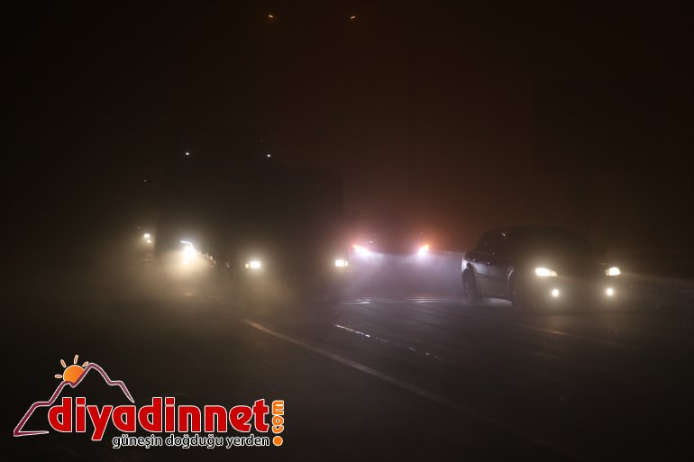 Ağrı'da yoğun sis ulaşımı aksatıyor