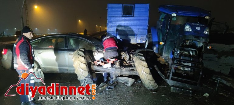 bir - yaralandı 3 kazasında kişi öldü, Zincirleme trafik kişi AĞRI 2