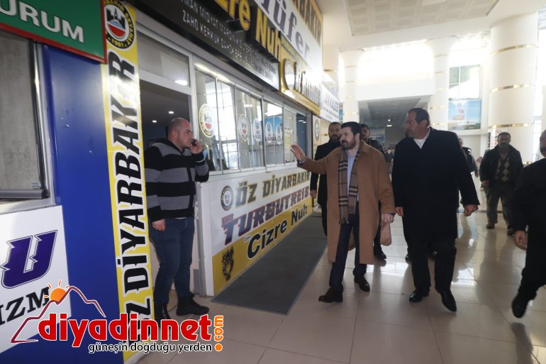 Başkan Sayan otobüs terminali esnafını ziyaret etti4