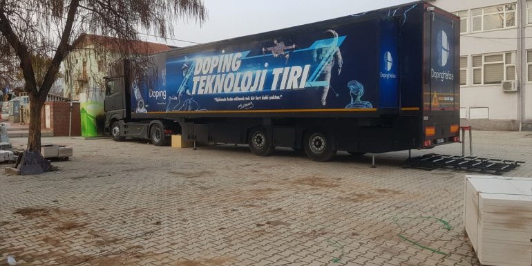 "Doping Teknoloji Tırı" Baskil'de