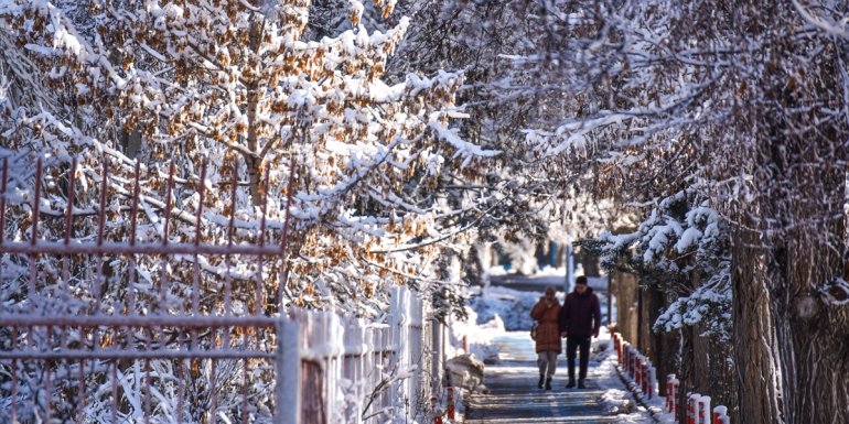 'Kış turizmi cenneti' Erzurum'a yağan kar güzellikleri de beraberinde getirdi