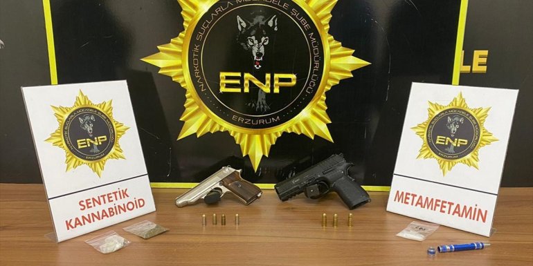 Erzurum merkezli uyuşturucu operasyonunda 5 kişi tutuklandı
