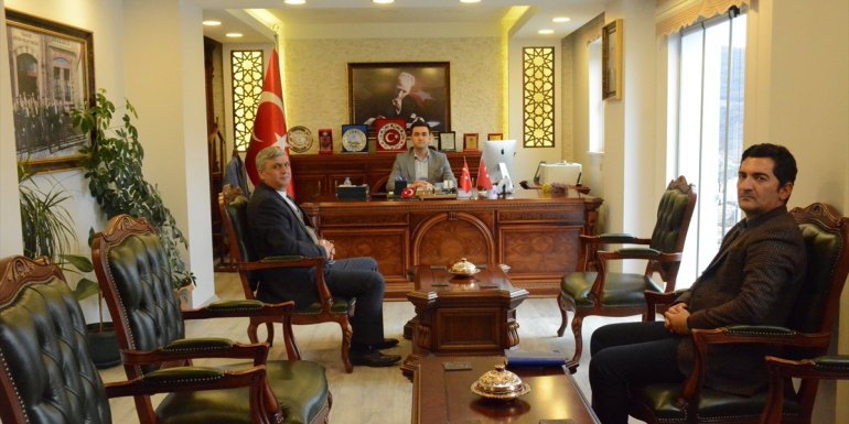 Gençlik ve Spor İl Müdürü Danayiyen'den, Yedisu Kaymakamı Kaya'ya ziyaret