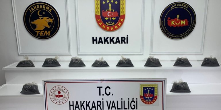 Hakkari'de 10 kilo 750 gram eroin ele geçirildi