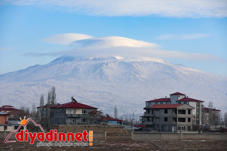 Dağı şapka taktı - IĞDIR zirvesi Ağrı Türkiye