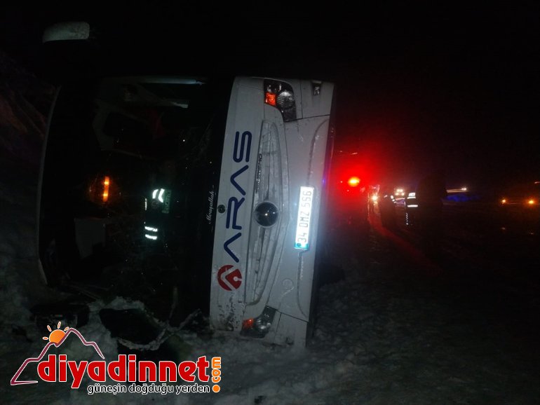 devrildi kara otobüsü yolunda Kars-Erzurum yolcu 4