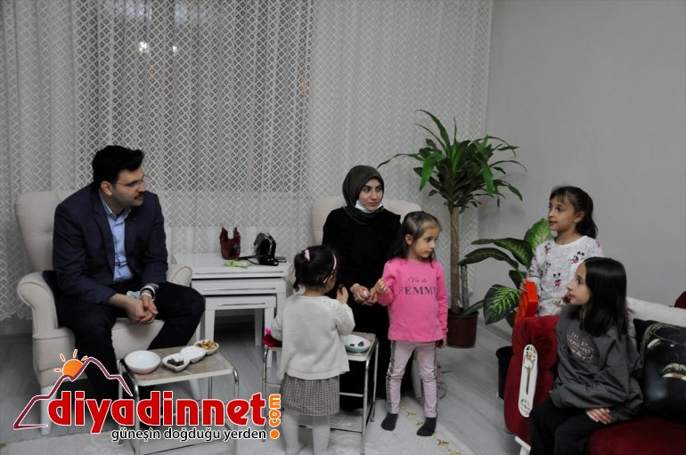 Kaymakam Hasan Kurt, öğretmenlerle veli ziyareti yaptı